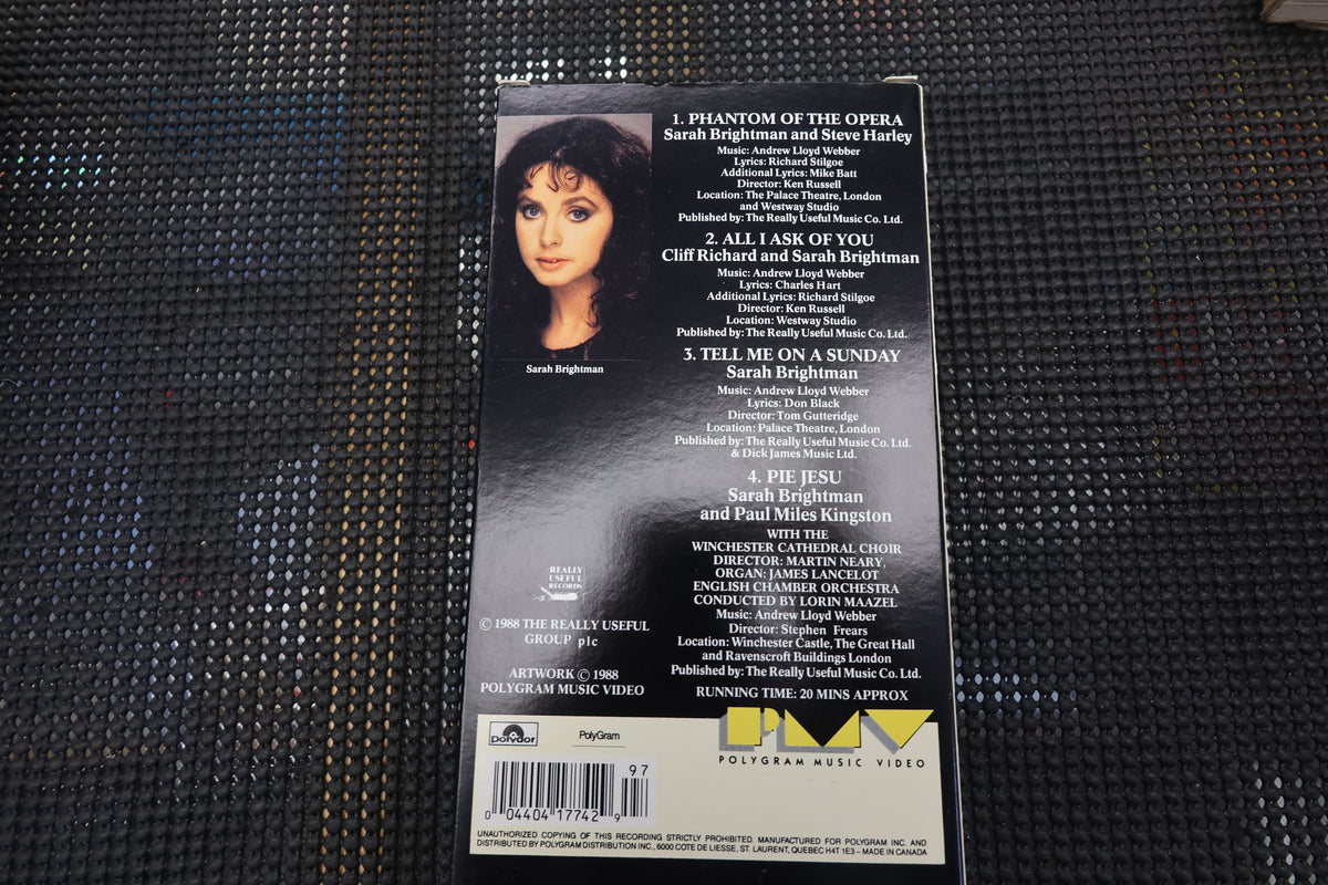 Andrew Lloyd Webber's - Phantom of the Opera VHS