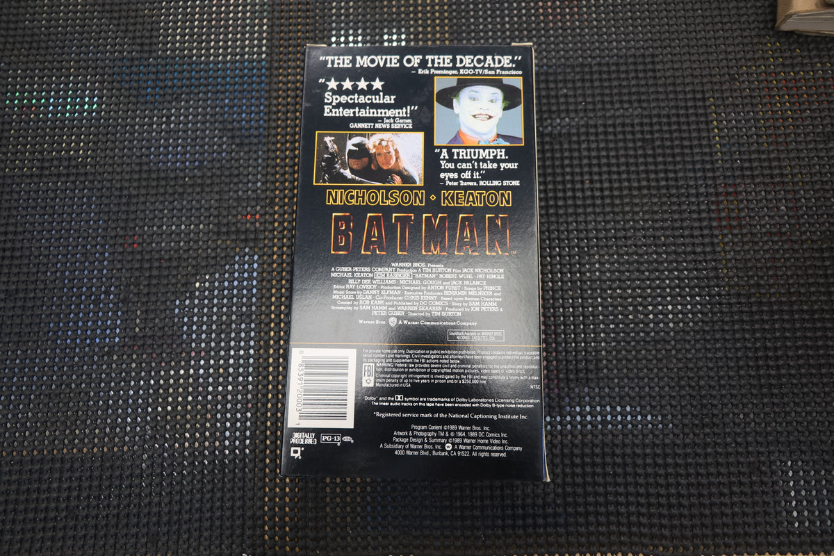 Batman VHS
