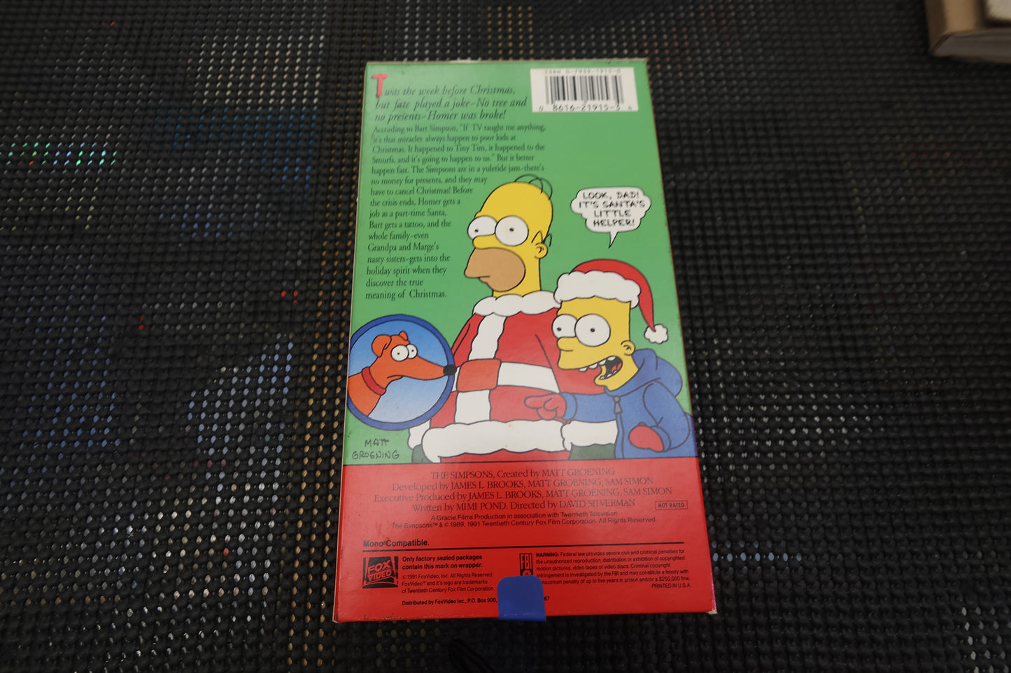 The Simpsons Christmas Special VHS