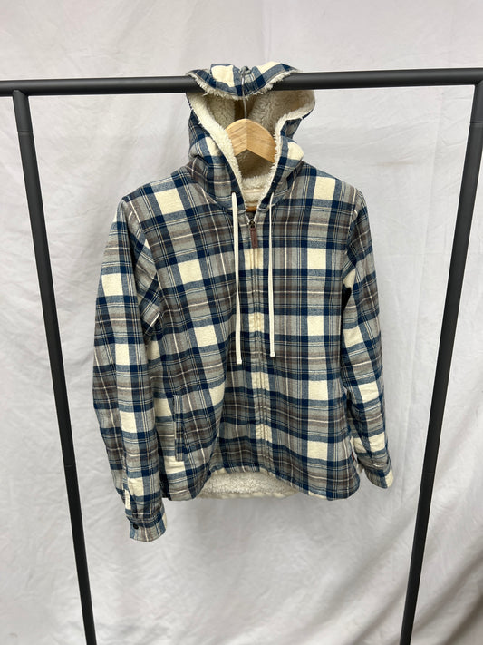 Women's Scotch Plaid Flannel Shirt,Sherpa-lined Zip Hoodie from L.L. Bean