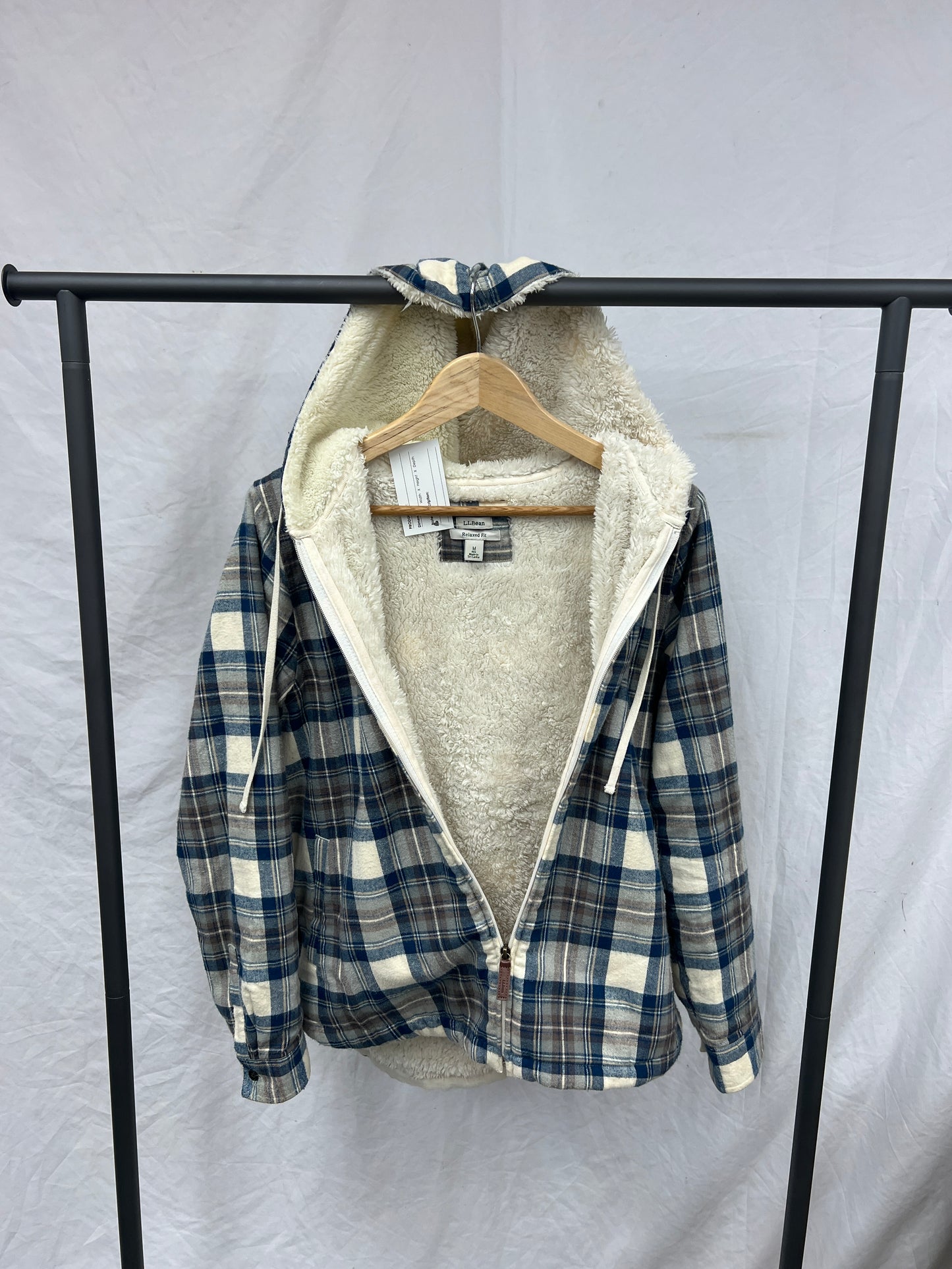Women's Scotch Plaid Flannel Shirt,Sherpa-lined Zip Hoodie from L.L. Bean