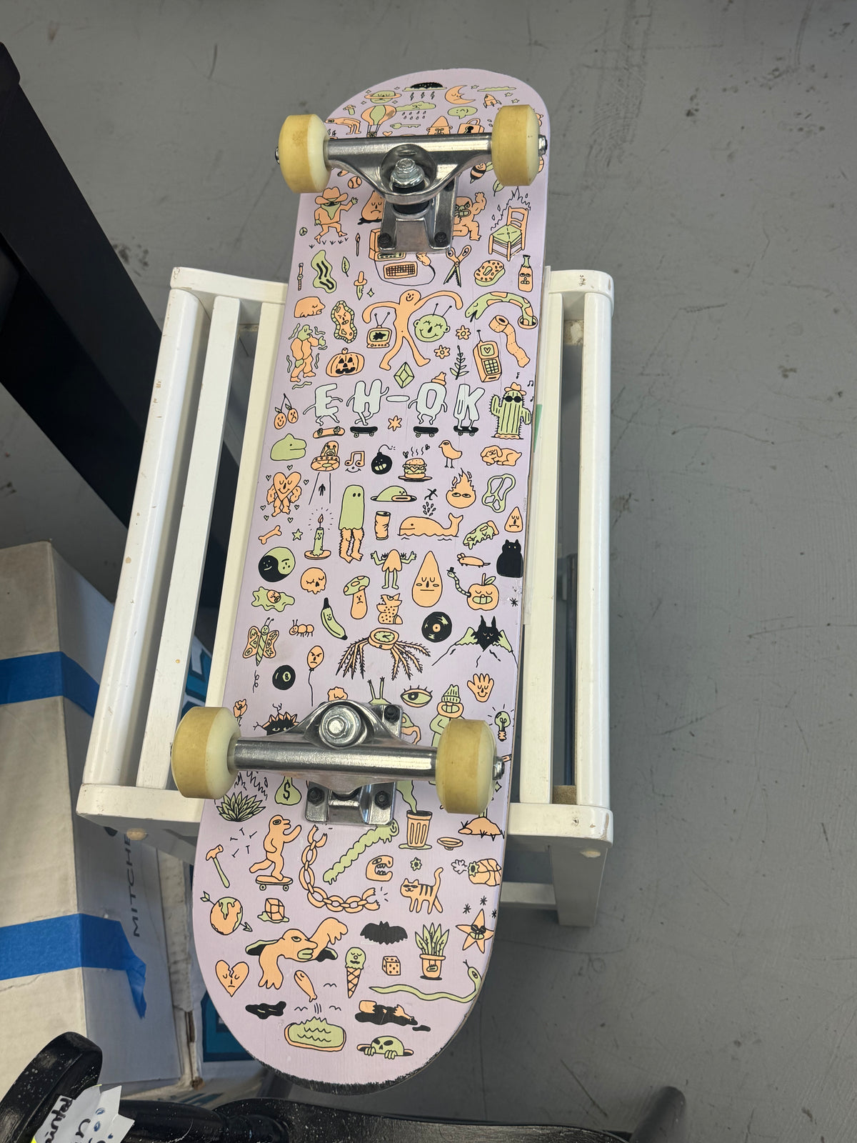 Eh-OK Block Party Skateboard