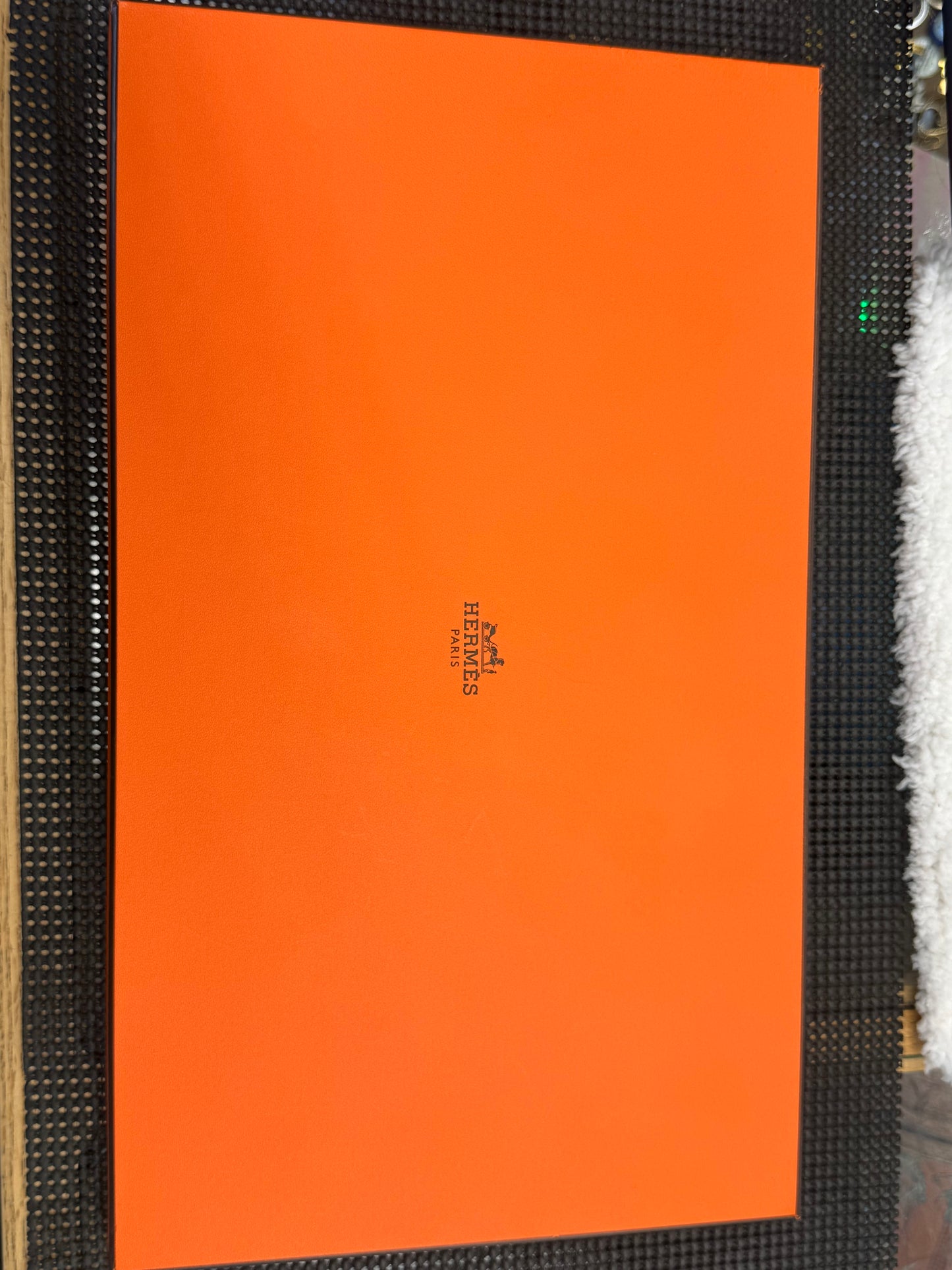 Shallow Rectangular Hermès box
