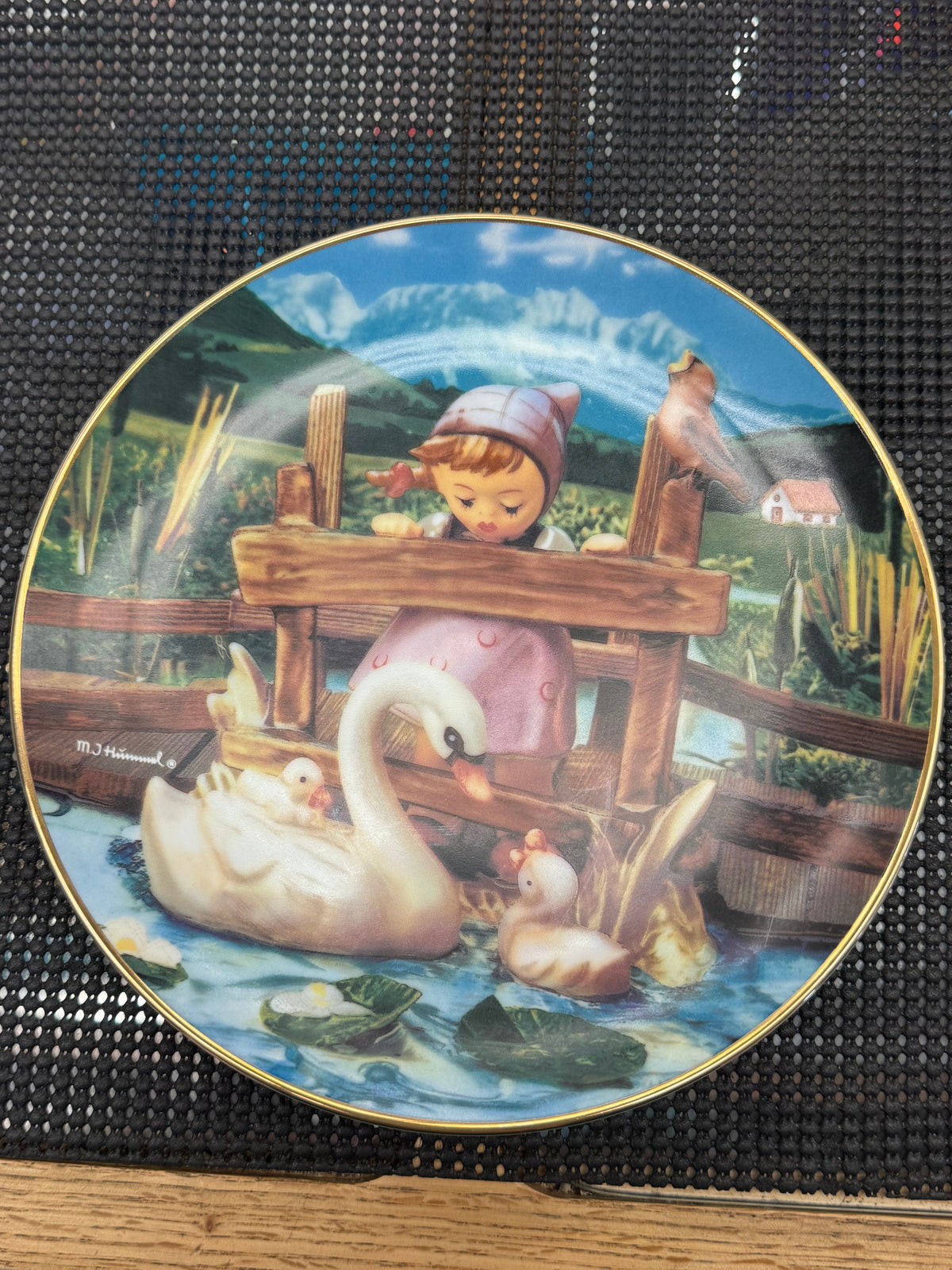 "Feathered Friends" - M.J. Hummel Decorative Plate Collection - Gentle Friends