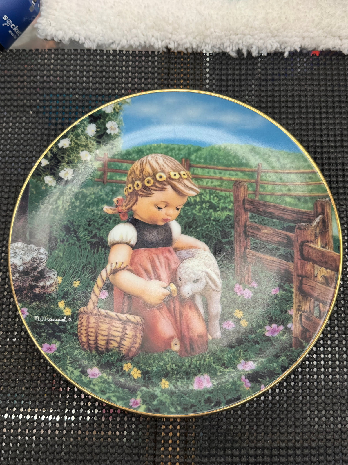 "Favorite Pet" - M.J. Hummel Decorative Plate Collection - Gentle Friends