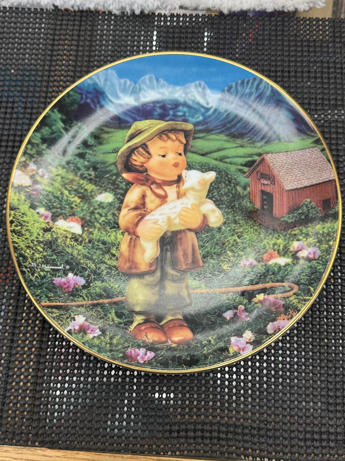 "Lost Sheep" - M.J. Hummel Decorative Plate Collection - Gentle Friends