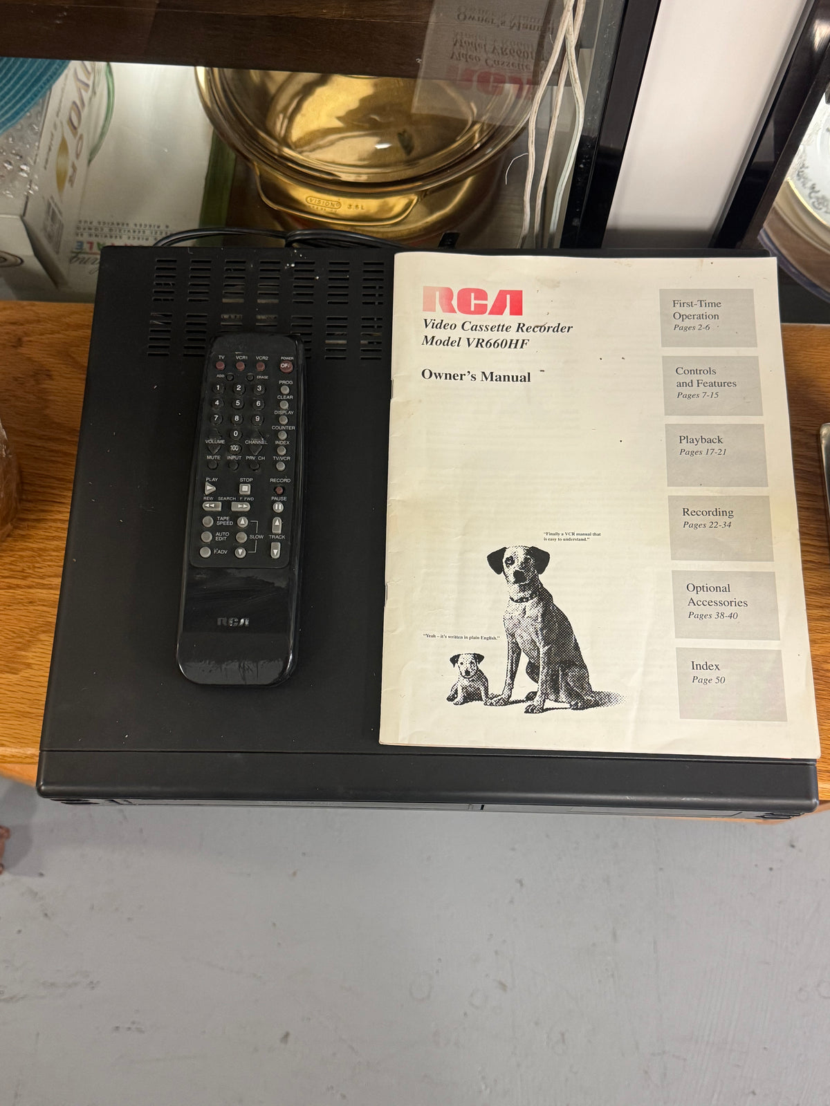 RCA Home Theatre Series VHS VCR -  Model VR660HF