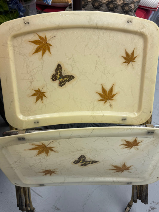 Vintage Fiberglass TV Trays
