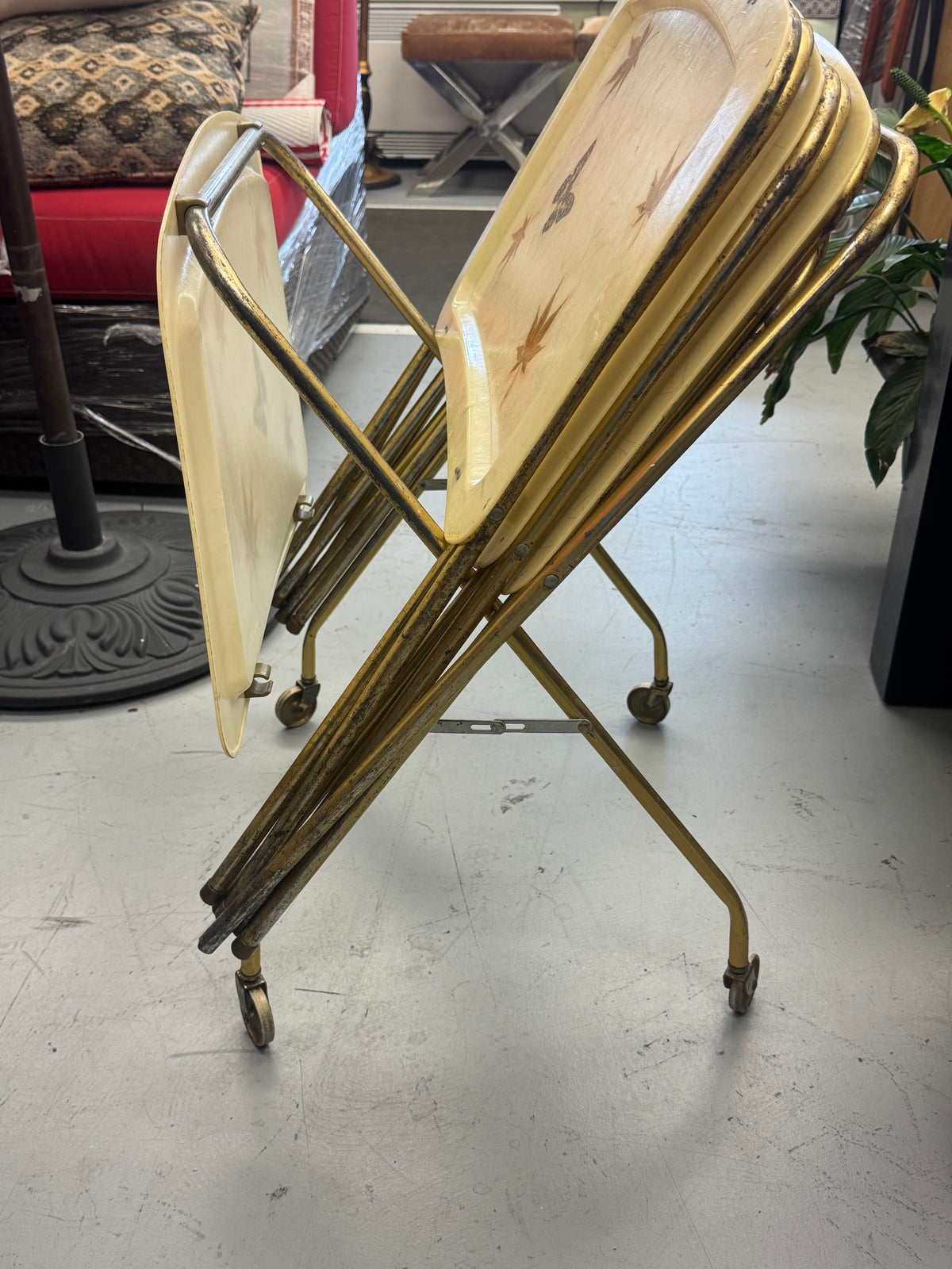 Vintage Fiberglass TV Trays