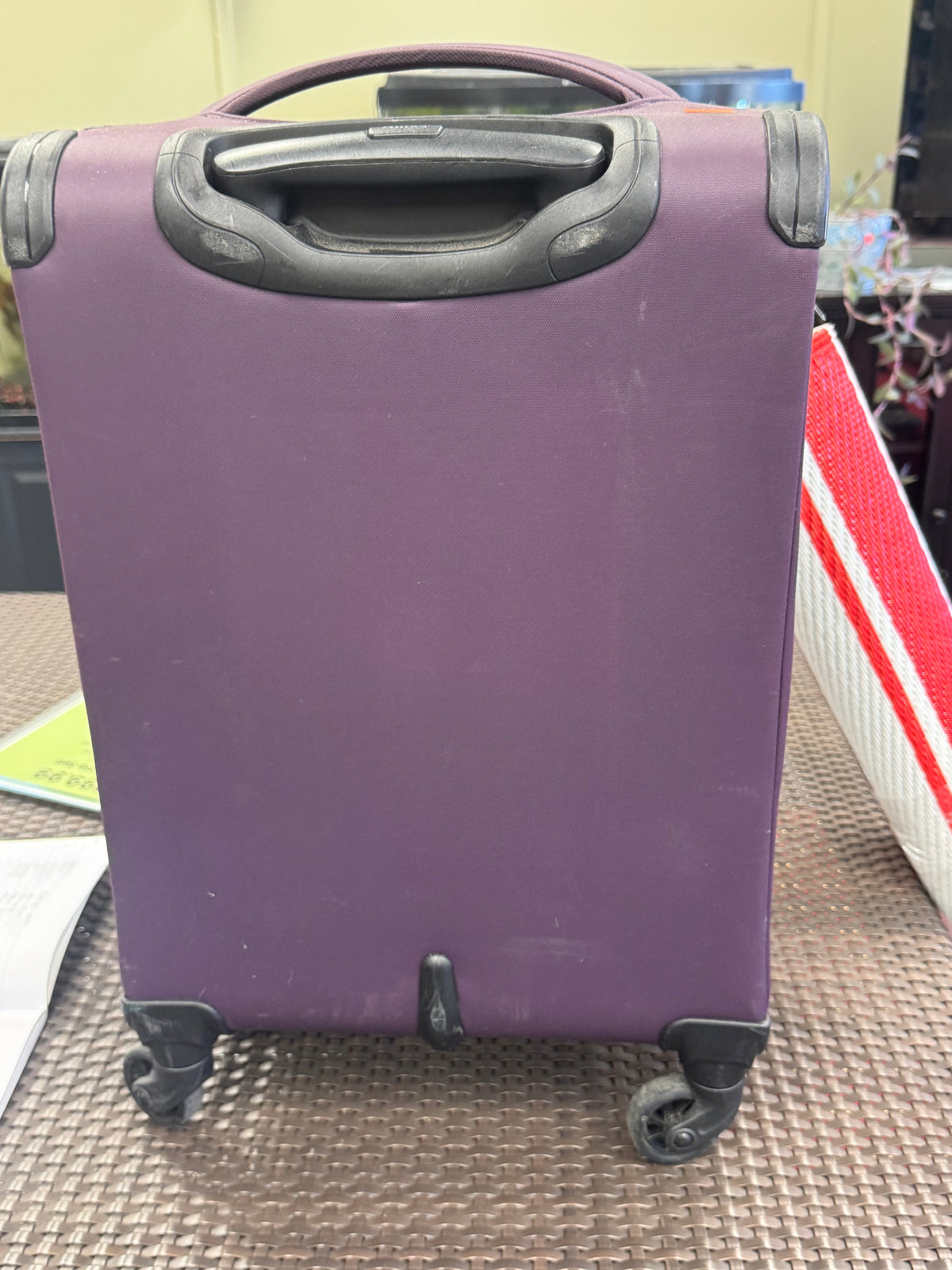 Rolling Antler Carry-on Suitcase - Purple