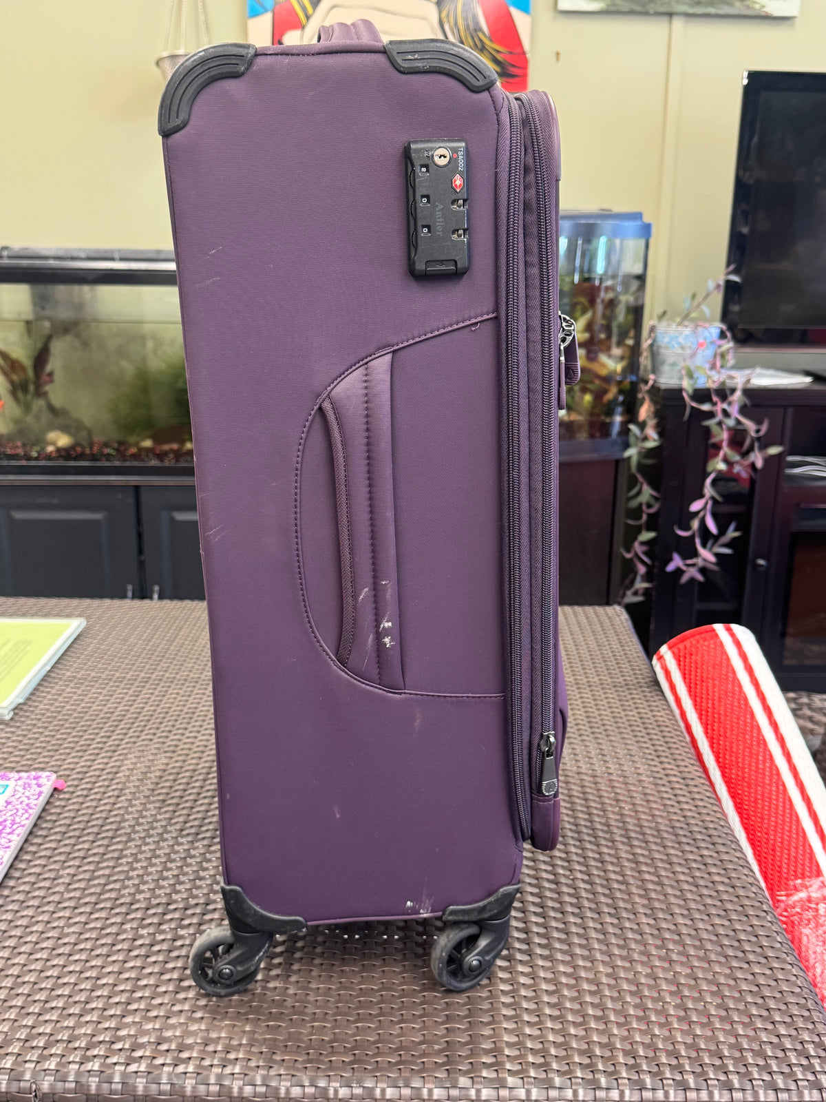 Antler Rolling Suitcase - Purple