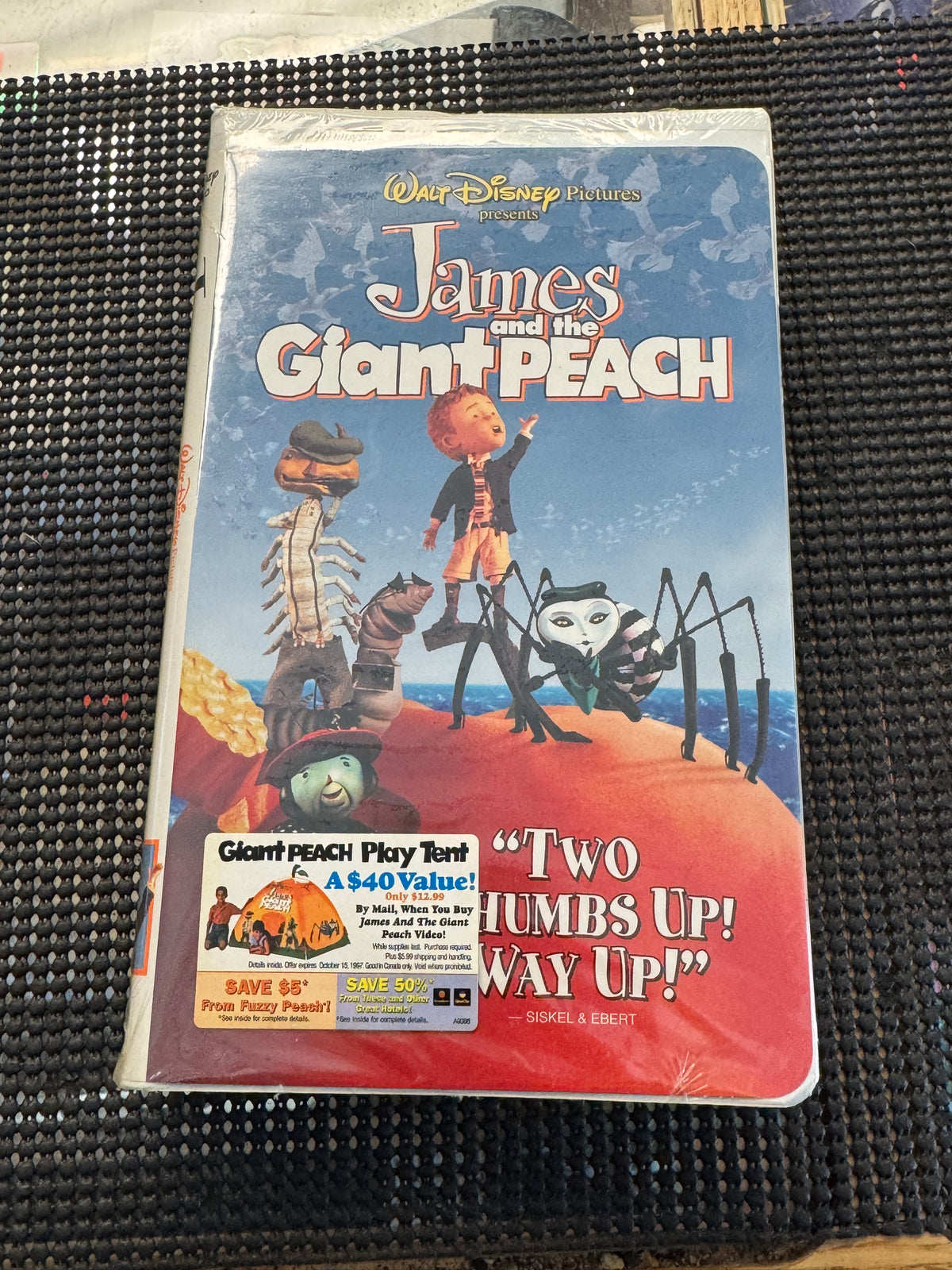 Disney's James and the Giant Peach VHS - Factory Sealed