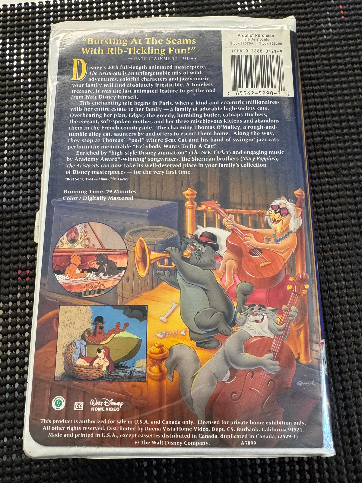 Disney's Aristocats VHS