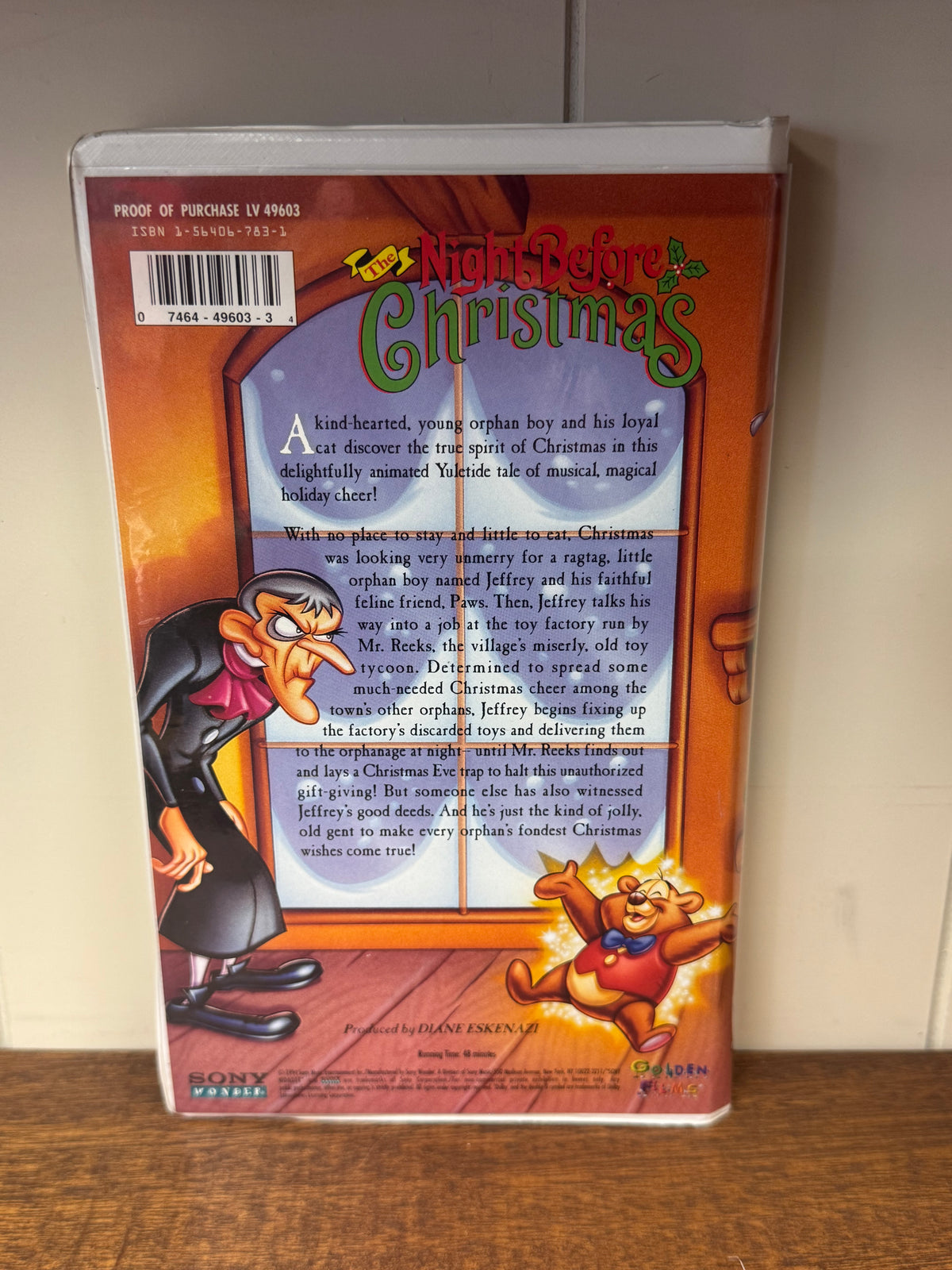 Enchanted Tales Night Before Christmas VHS