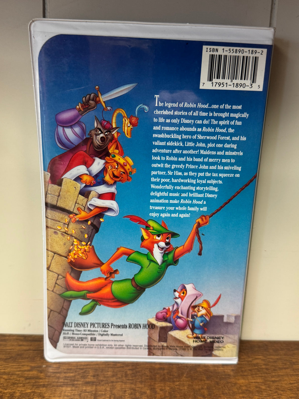 Disney's Robin Hood VHS