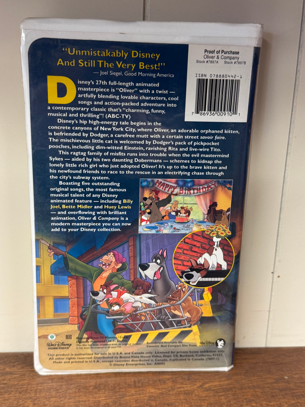 Disney's Oliver & Company VHS