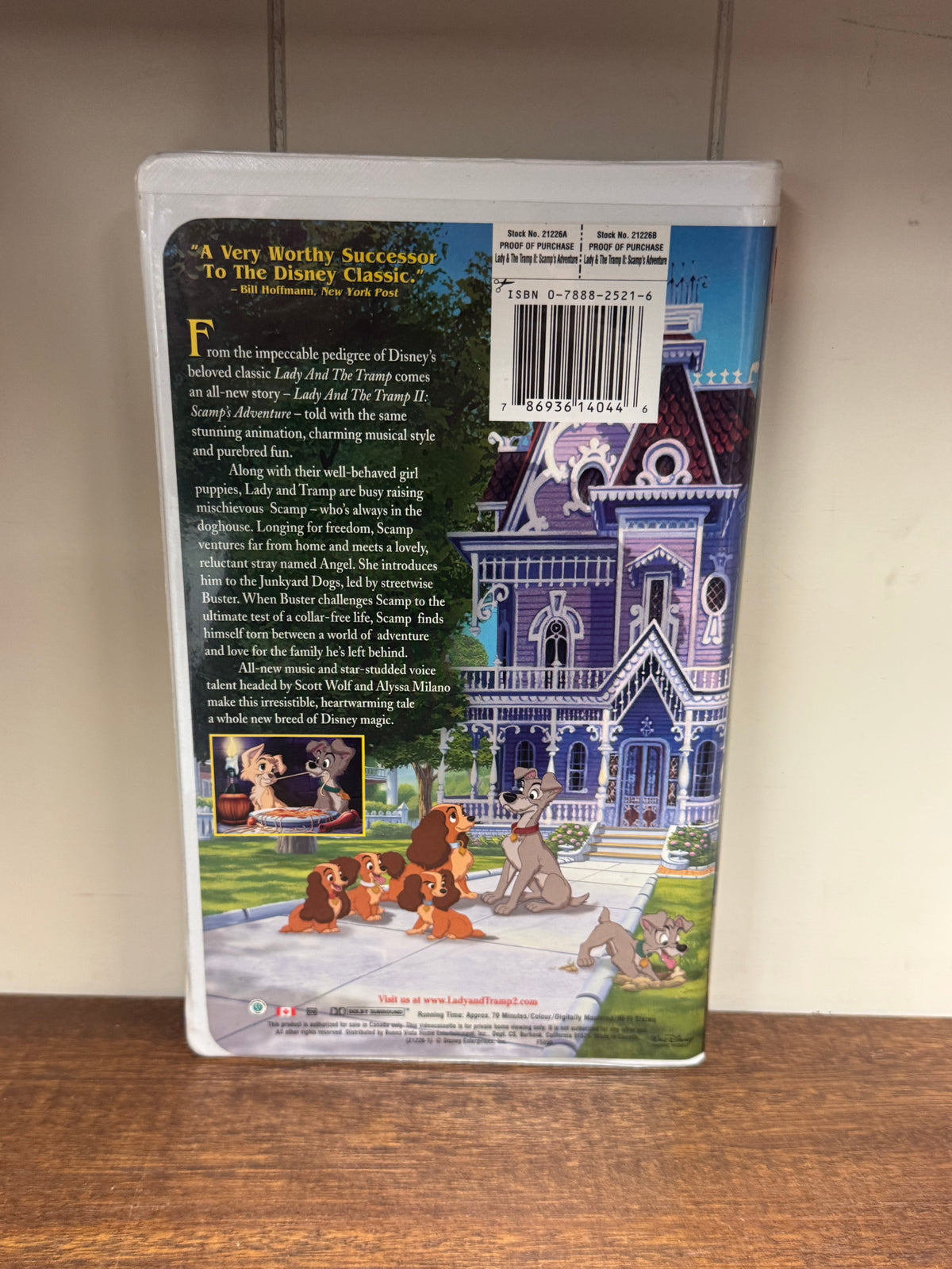 Disney's Lady and the Tramp II VHS