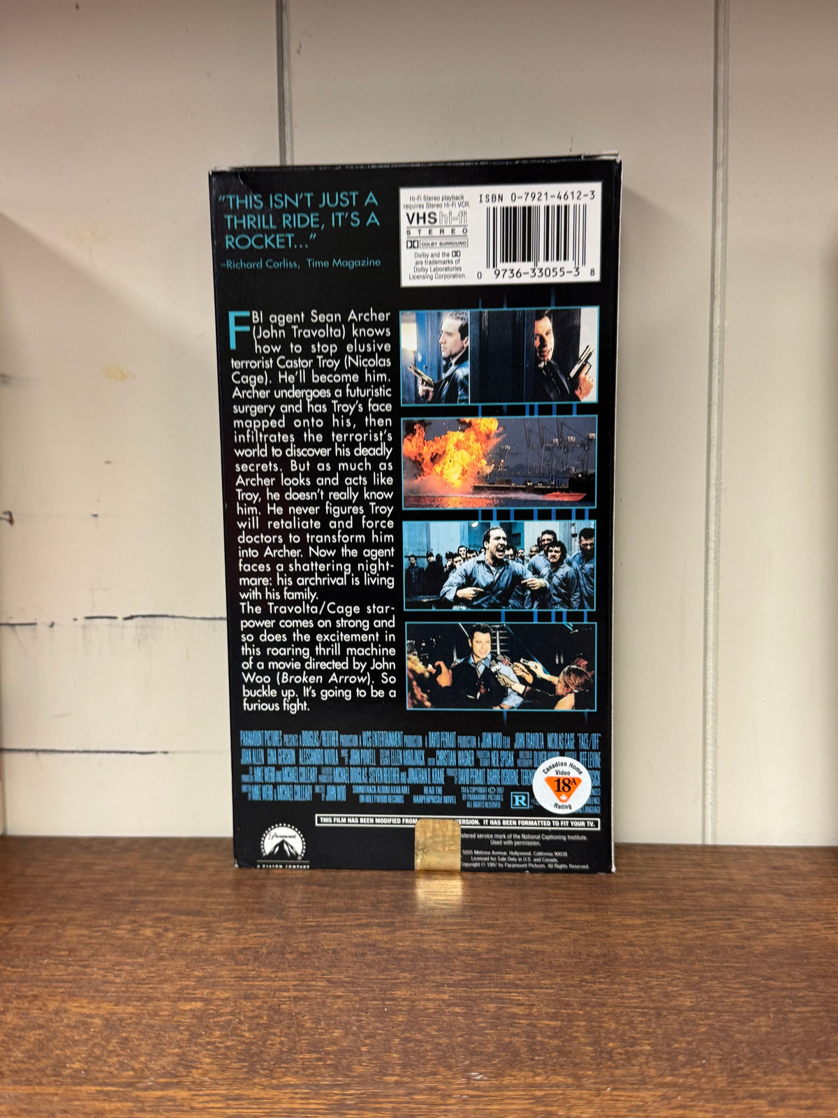 Face Off VHS