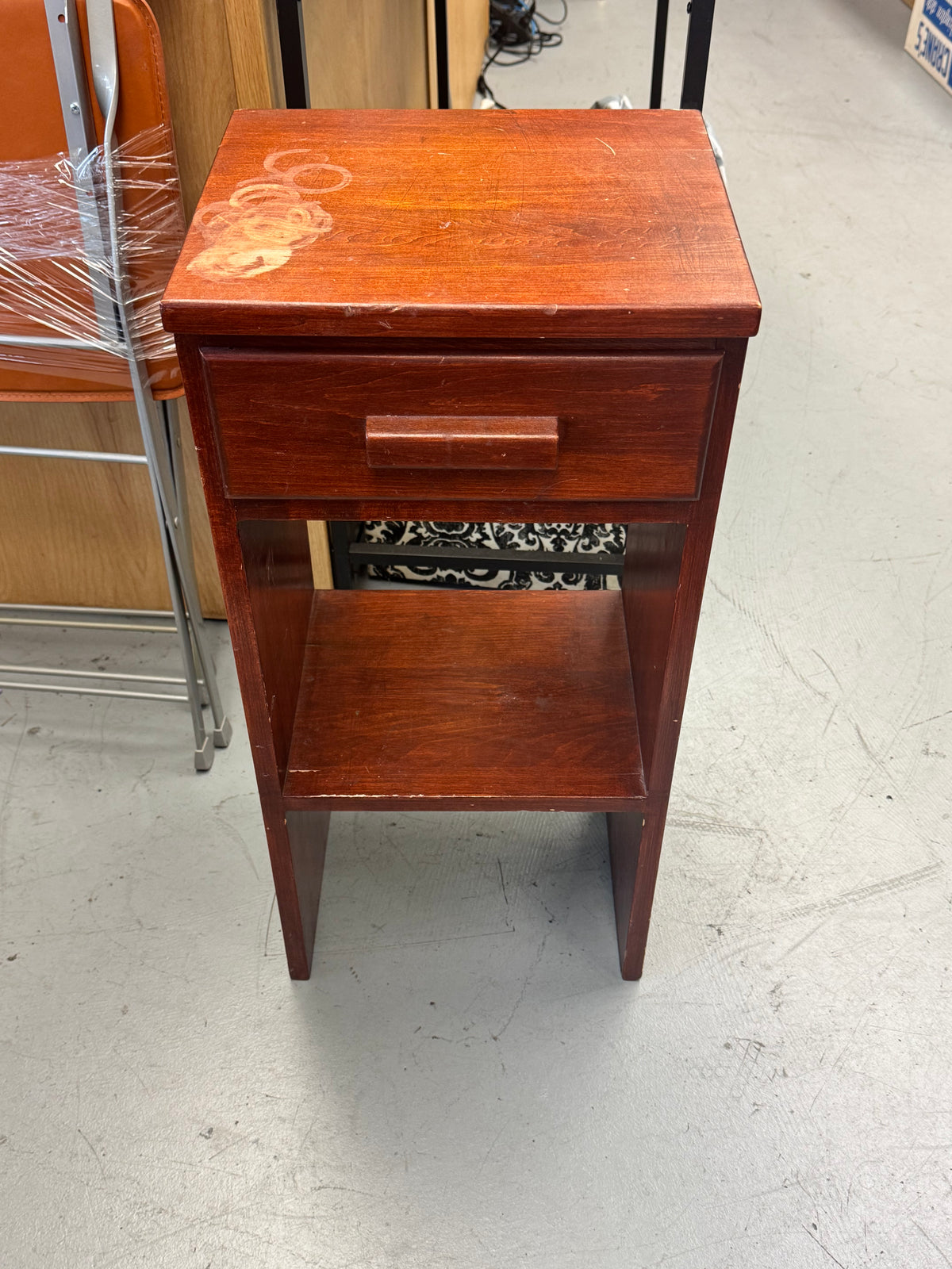 Wood Side Table