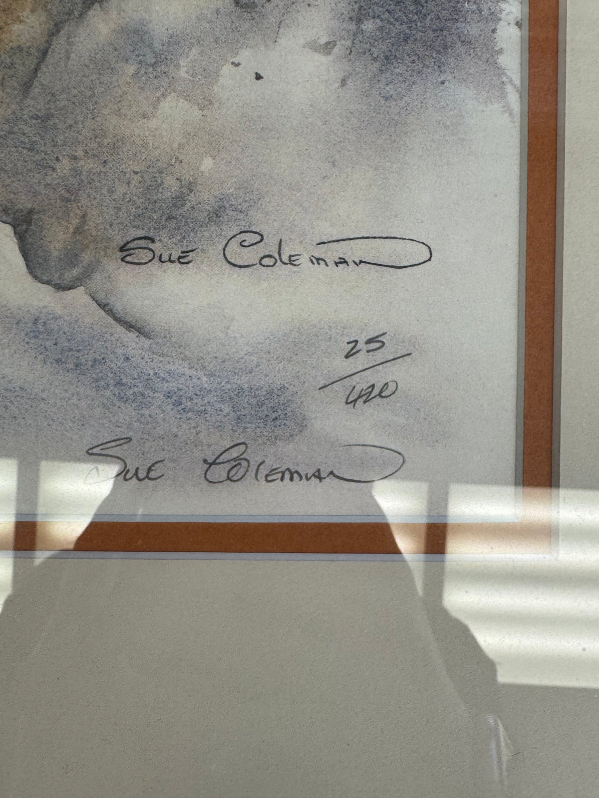 Sue Coleman "Puffin" (1990) Signed Limited Edition Print
