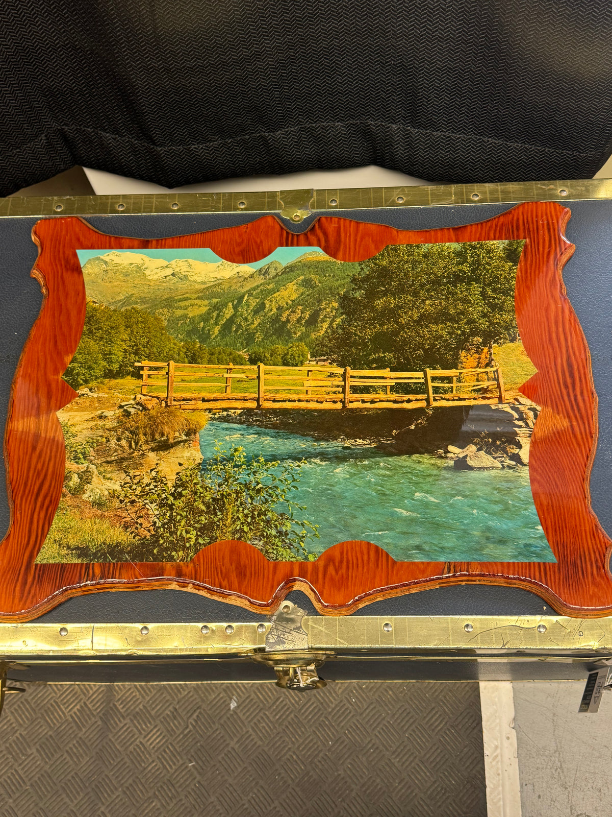 Vintage Decoupage Wood Art