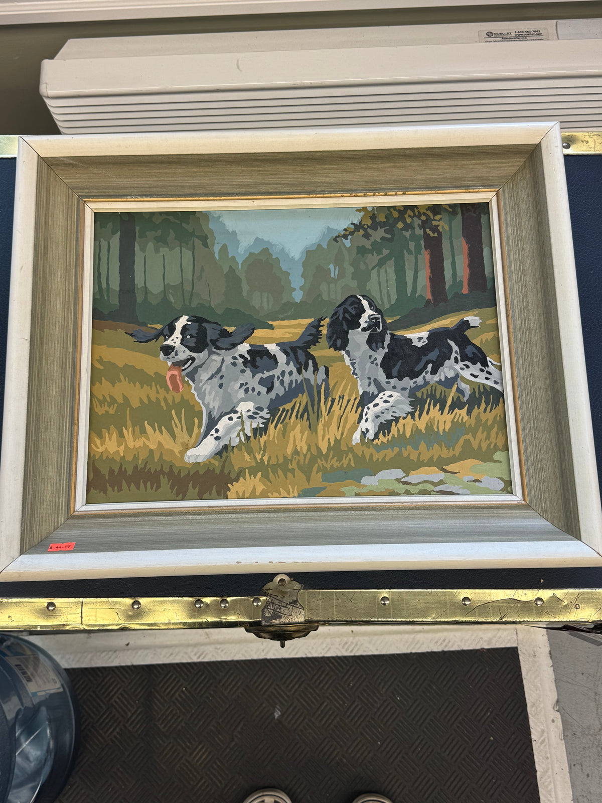 Spaniel Painting on Wood