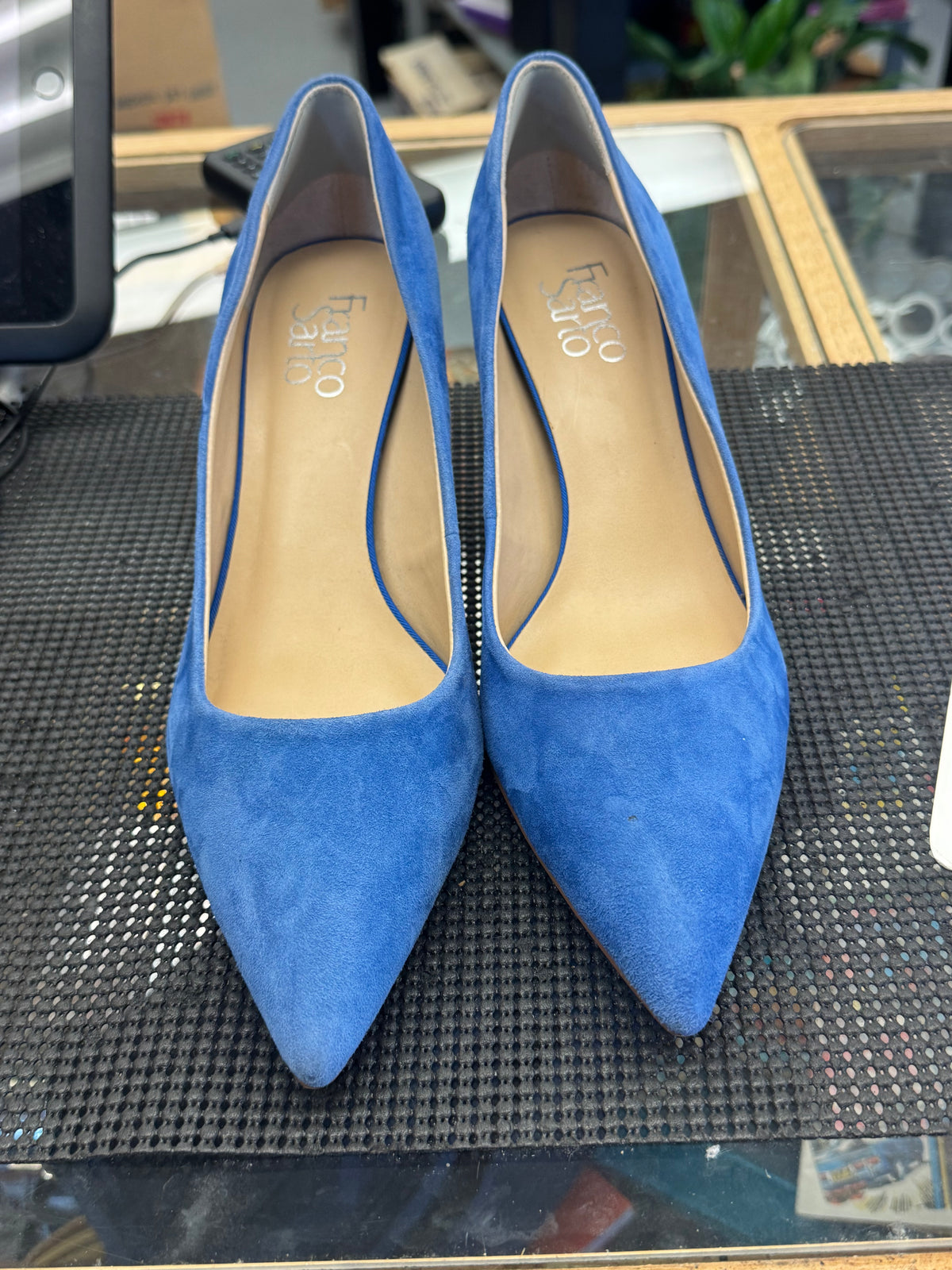 Women's Shoes - Size 9 Franco Santo Blue Suede