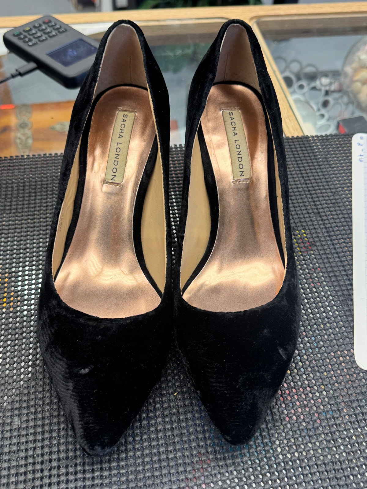 Women's shoes - Size 8 - Sacha London Black Velvet