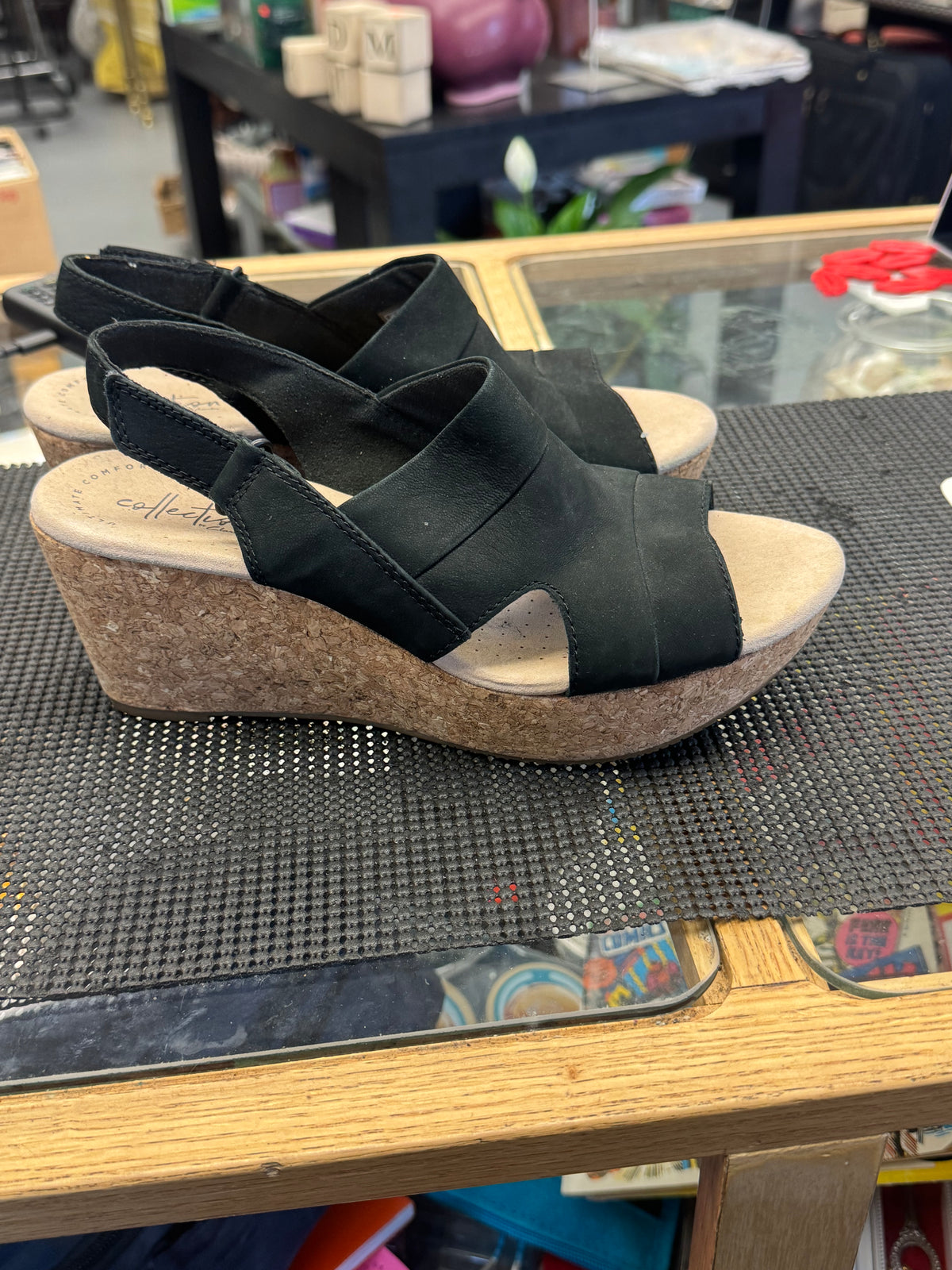 Women's Shoes - 8.5 US Clarks Cork-Wedge