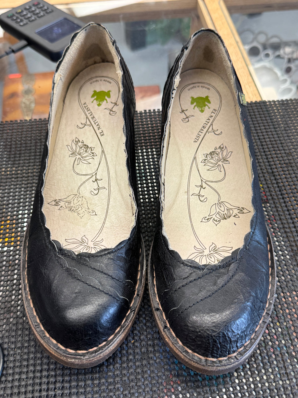 Women's Shoes - 6.5 US El Naturalista Black Leather Pumps