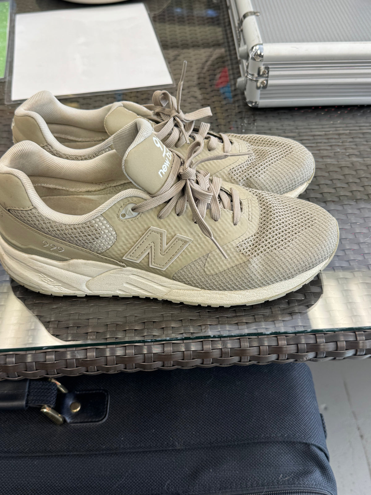 Men's Shoes - US 10 New Balance 999 Reengineered Sneakers Beige