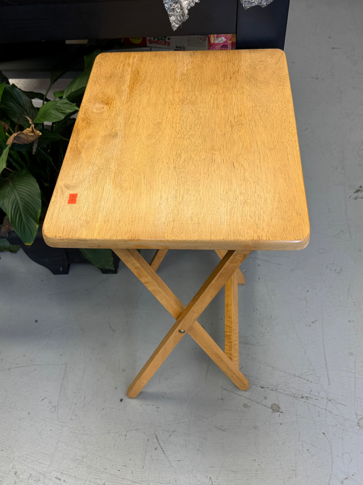 Foldable Wood TV Dinner Tray