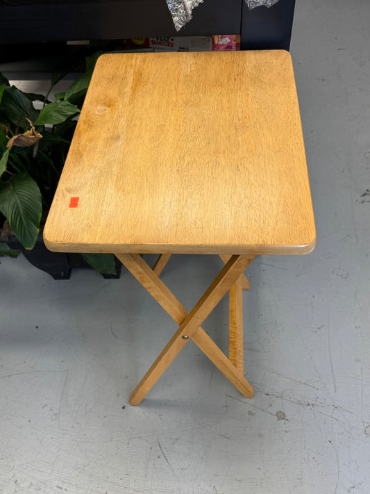Foldable Wood TV Dinner Tray