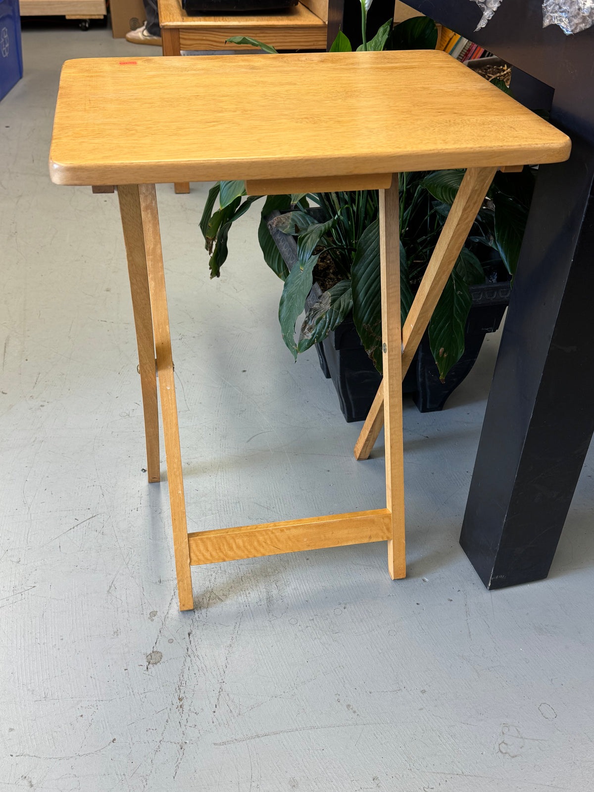 Foldable Wood TV Dinner Tray