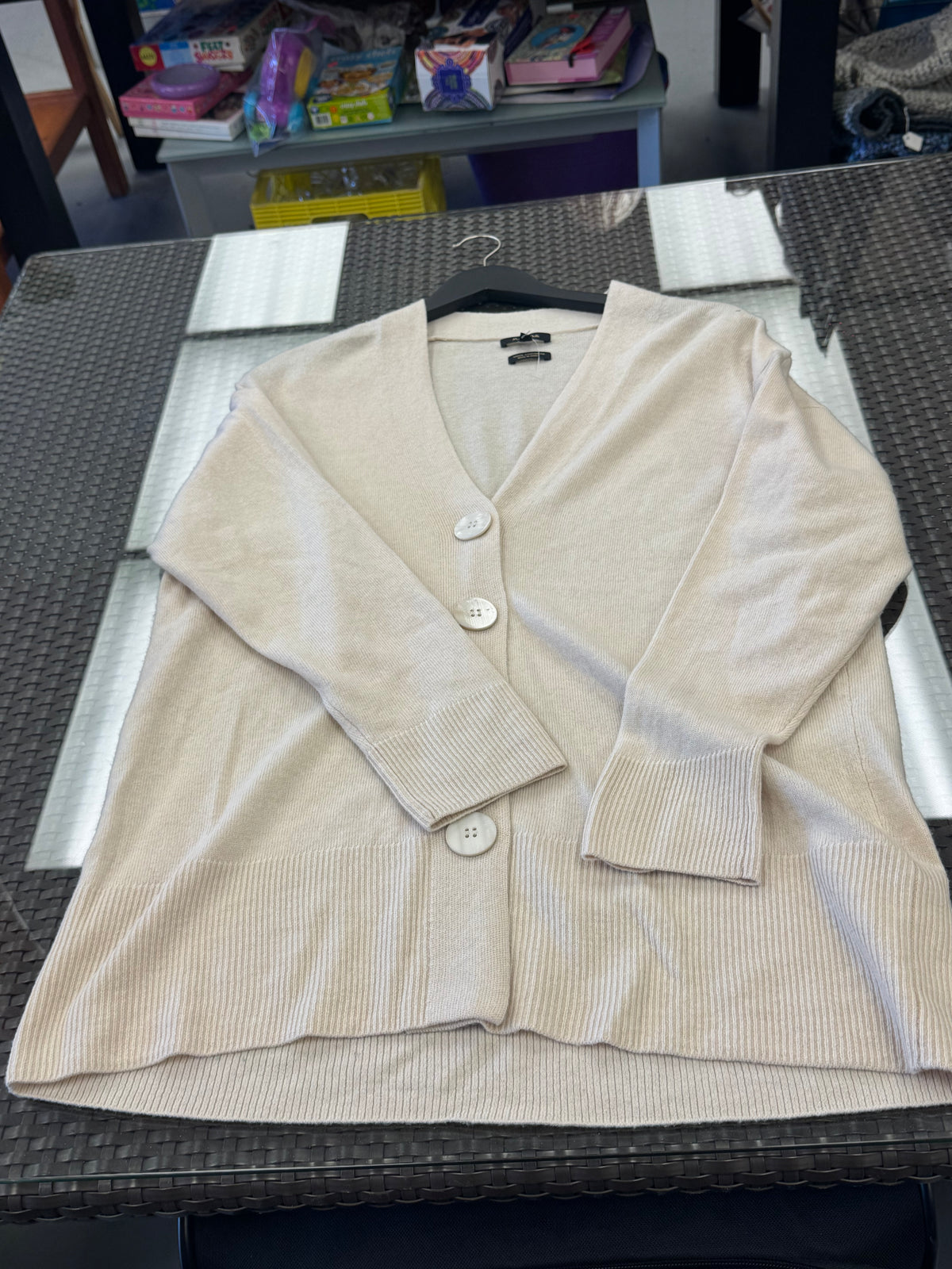 Women's M Wool Cashmere Mix Cardigan