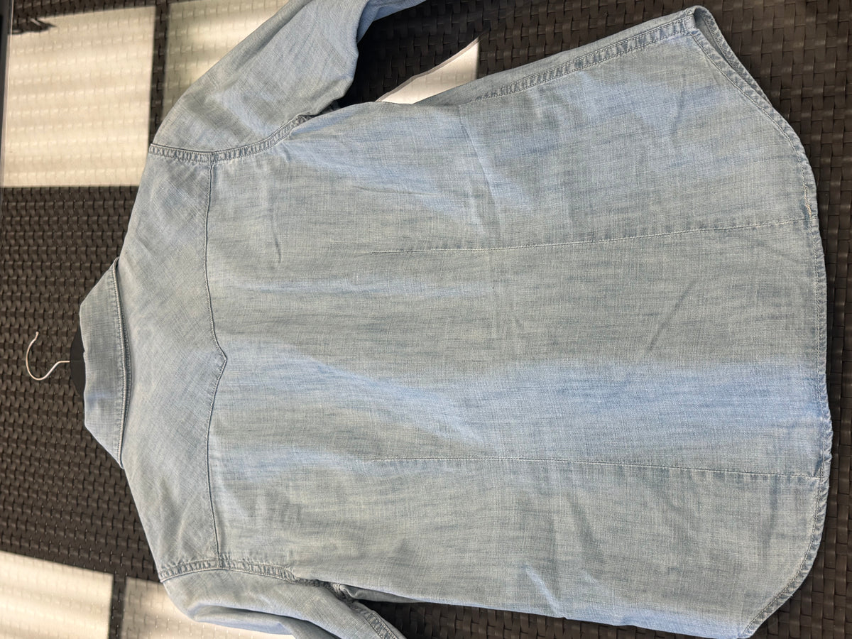 Women's M Cotton Snap-Up Shirt