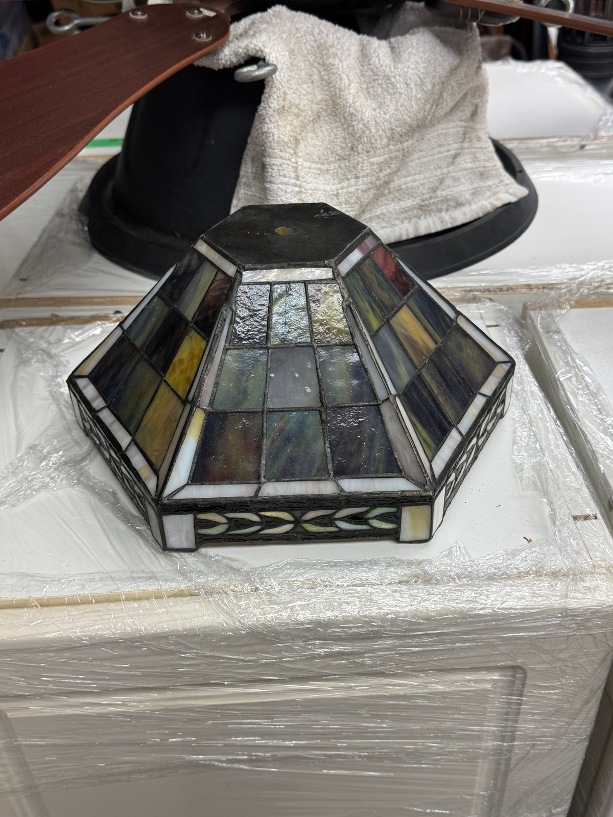 Stained Glass Ceiling Fan