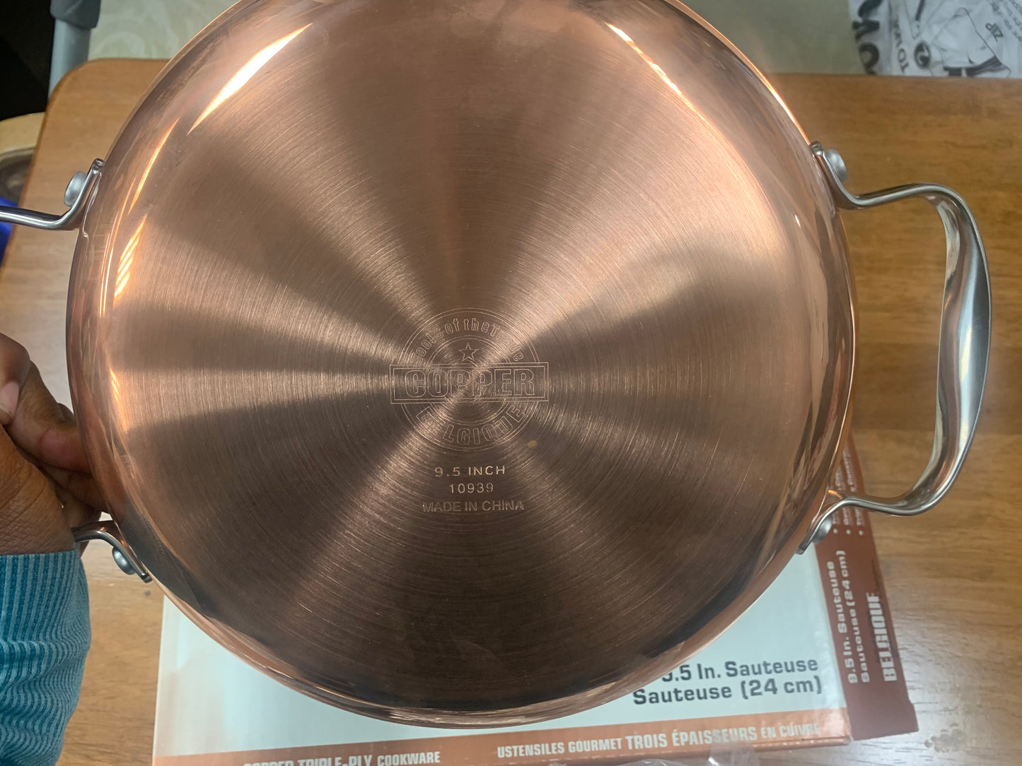 Triple-Ply Copper Cookware