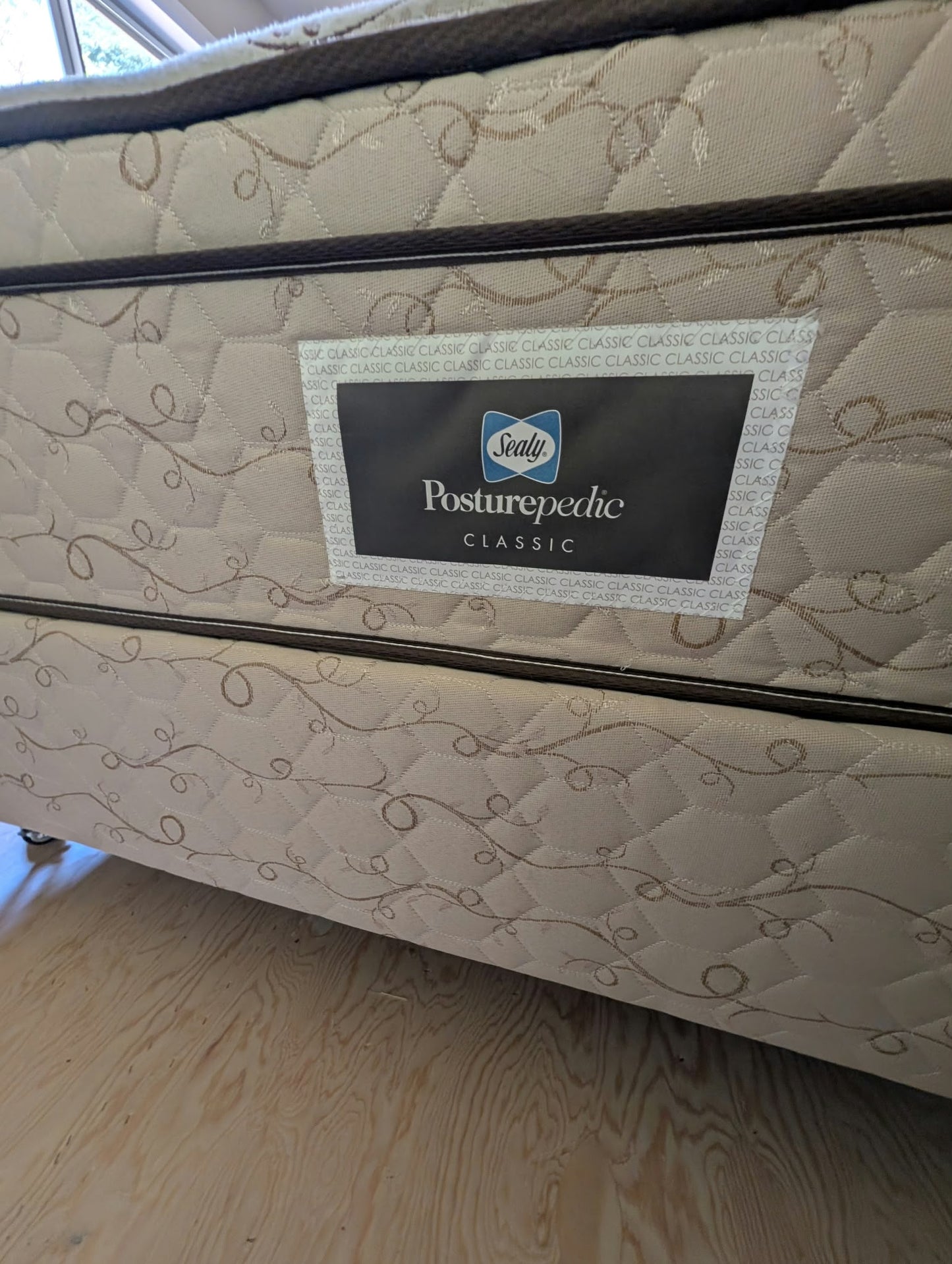 Bed, Box Spring and Bed Frame