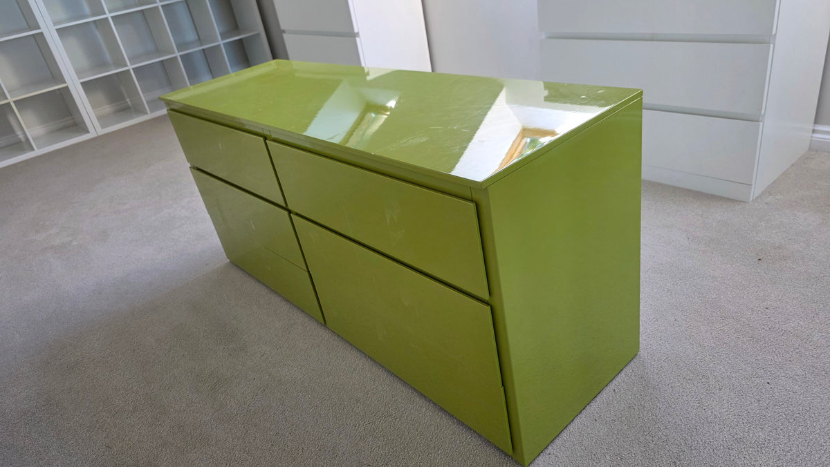 Sleek 6 Drawer Dresser