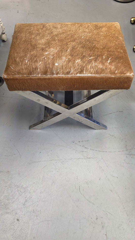 Authentic  Hide Stool