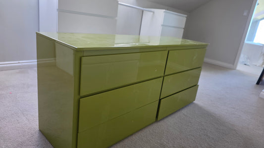 Sleek 6 Drawer Dresser